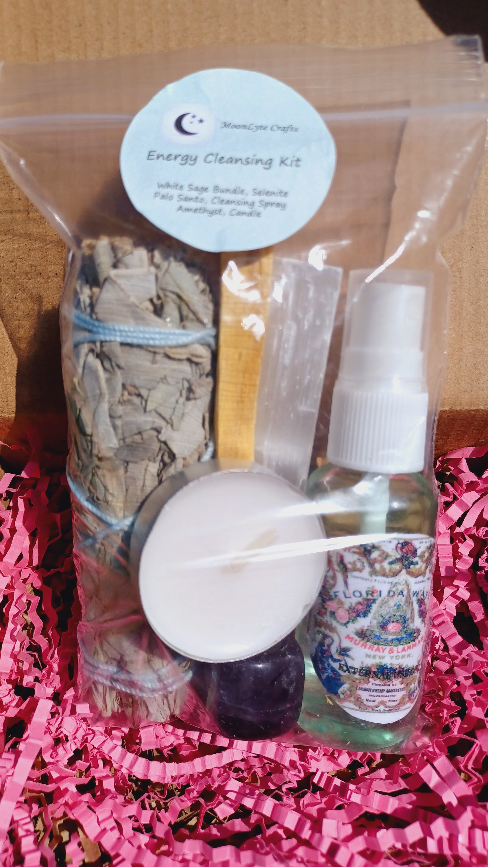 White Sage/energy Cleansing/smudge Kit Etsy