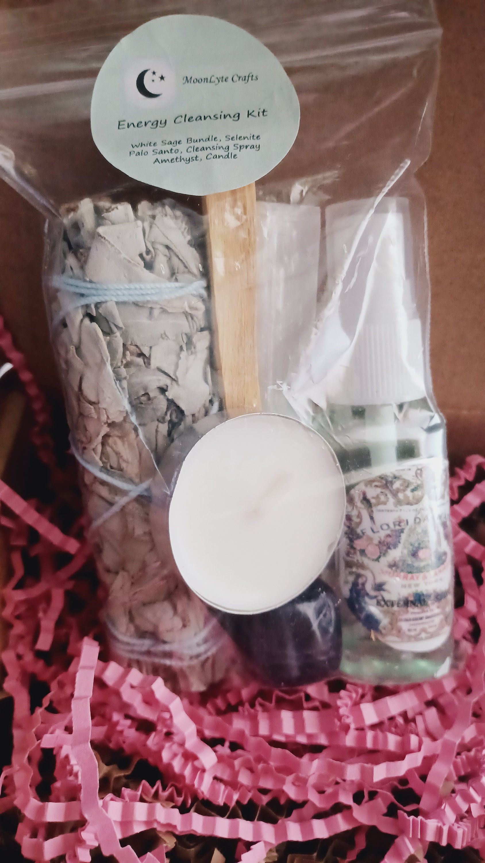 White Sage/energy Cleansing/smudge Kit Etsy