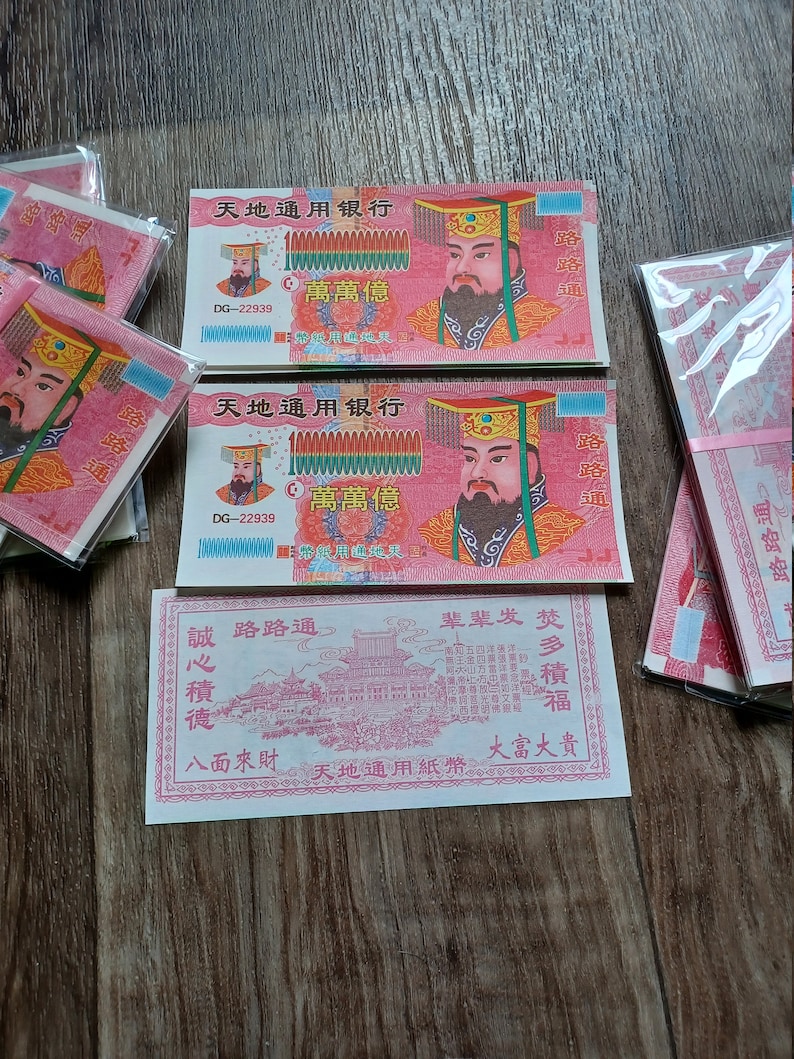 Ancestor Money Joss Paper for Altars – Spiritual Offerings, Ritual ...