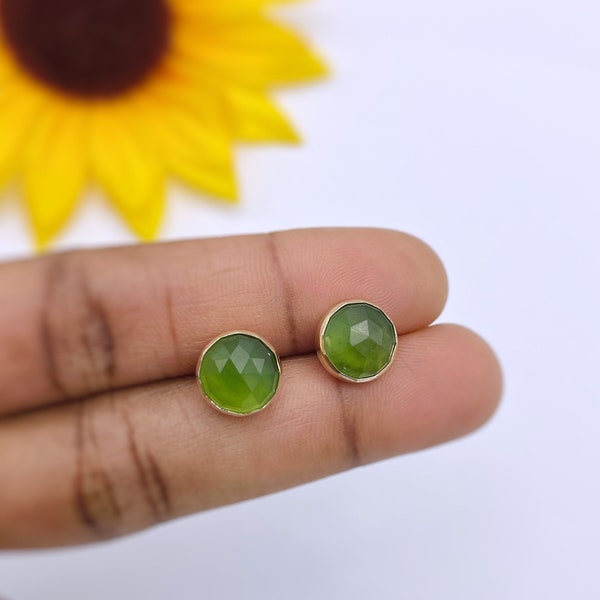 14k gold filled Serpentine studs