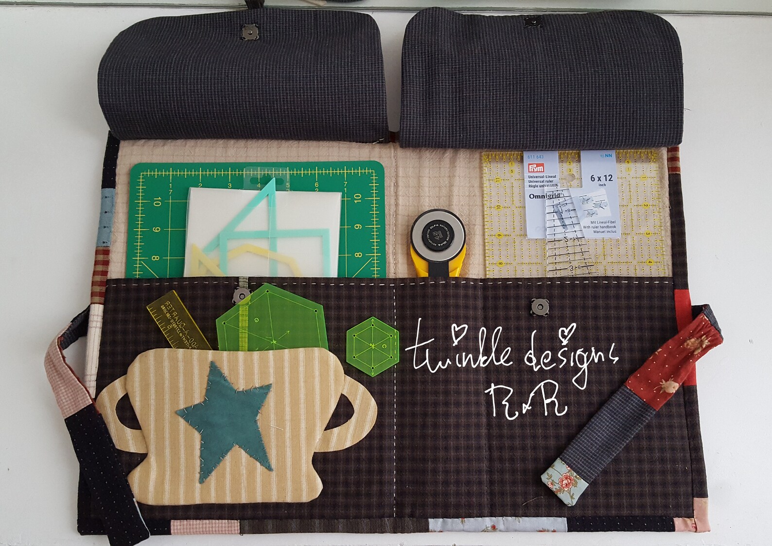 Quilting ruler holder PDF pattern only sewing tool case Etsy