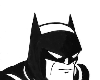 Batman-Kopf-Skizze