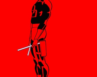 Daredevil Rot 8x10 Print