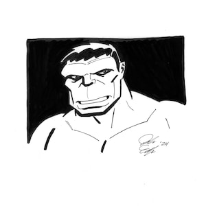 Hulk head sketch