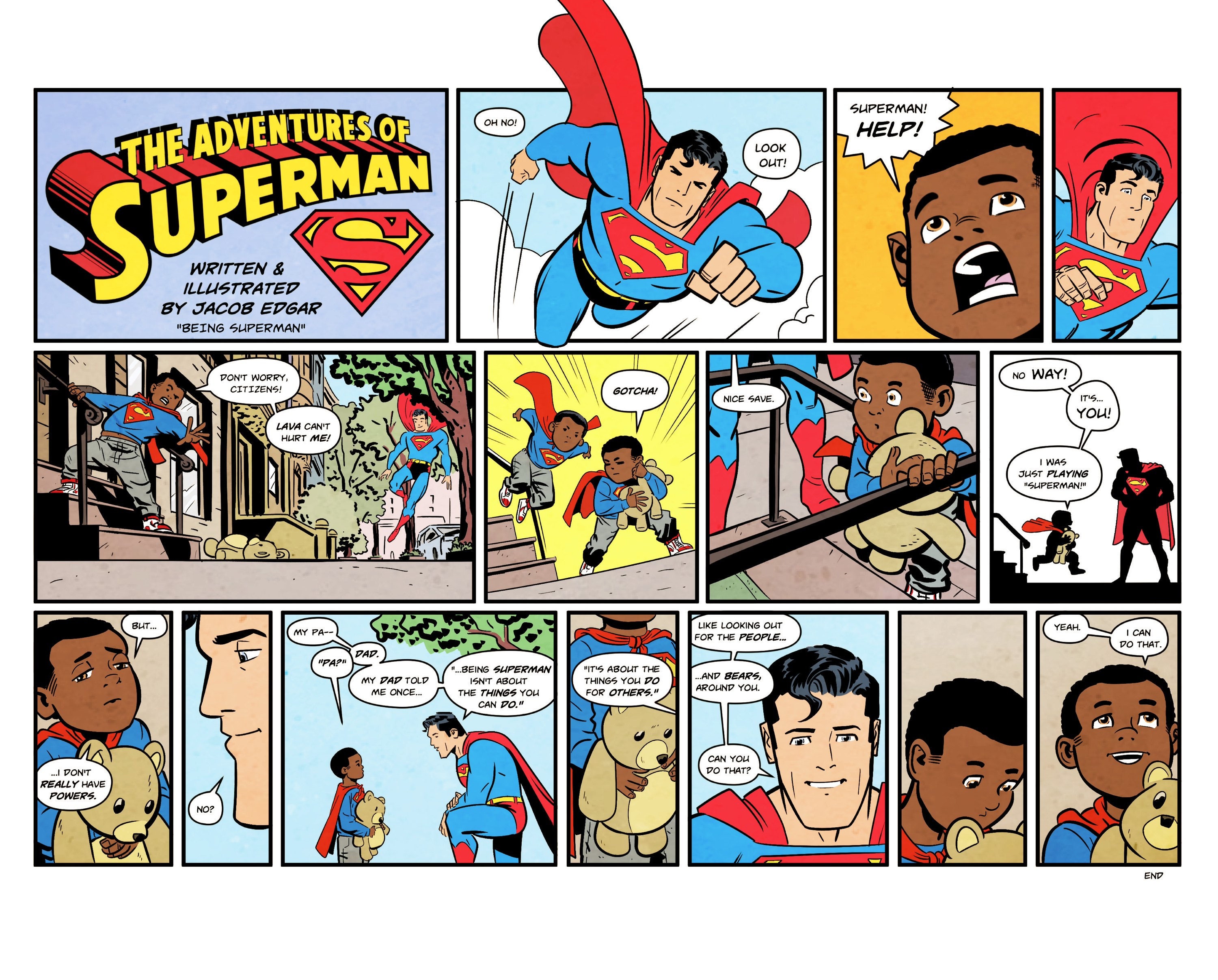 Superman Comic Strip Print Etsy Superman Comic Strip Print Etsy