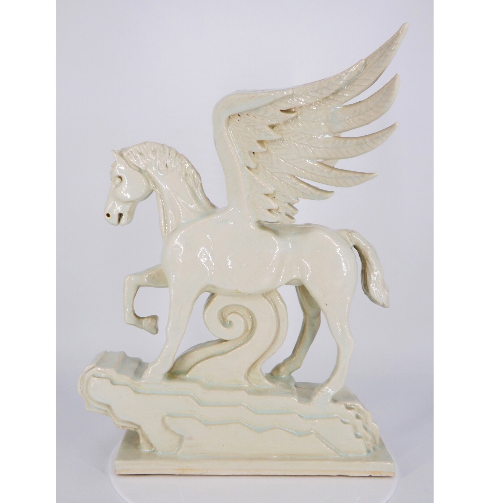 Ceramic Pegasus Sculpture Etsy