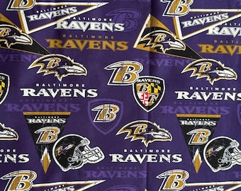 NFL Baltimore Ravens 100% Quilt Cotton - Officially Licensed