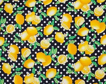 Cosmo Fresh Lemons Oxford Fabric