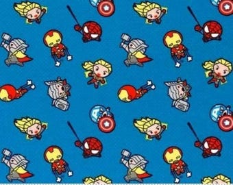 Marvel Kawaii Flannel 100% Cotton Quilting & Sewing Fabric by Camelot