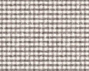 P&B Textiles Farm Fresh Farm Check Sand Cotton Fabric