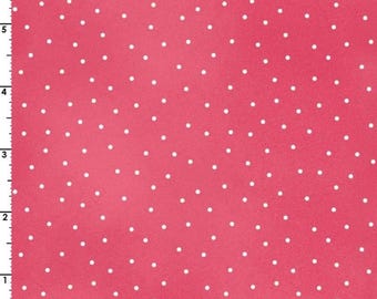 Maywood Studios Fabric – Scattered Dot Rosy 100% Cotton Quilting & Sewing Material