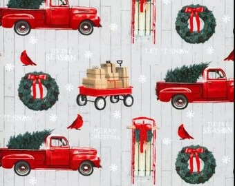 Country Christmas Cotton Fabric