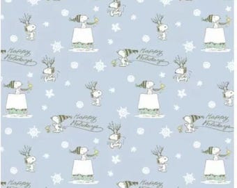 Peanuts Happy Holidays 100% Cotton Quilting & Sewing Fabric