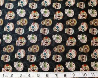 Fiesta Skulls 100% Cotton Quilting & Sewing Fabric