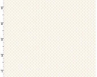 American Beauty Oval Dots Cream 100% Cotton Fabric