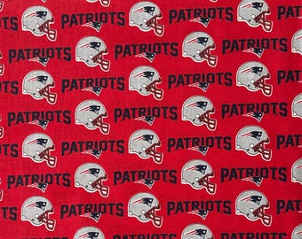 NFL New England Patriots 100% Cotton Quilting & Sewing Fabric by Fabric Traditions - Officially Licensed