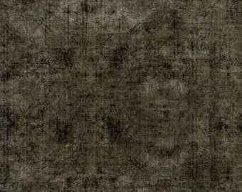 In The Beginning Halcyon Tonals - Dark Taupe Digital Print 100% Cotton Fabric