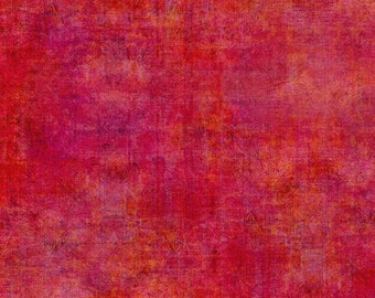 In The Beginning Halcyon Tonals -Red Digital Print 100% Cotton Fabric