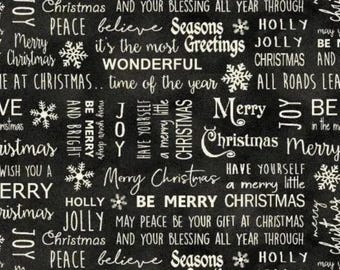 Benartex Believe in Magic Gunmetal 100% Cotton Quilting & Sewing Fabric