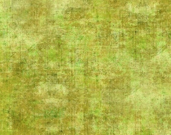 In The Beginning Halcyon Tonals -Lime Digital Print 100% Cotton Fabric