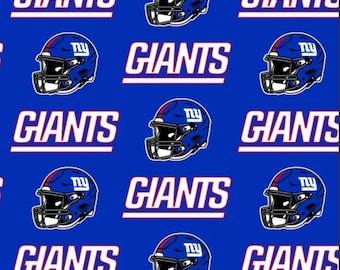 NFL New York Giants 100% Cotton  Fabric by Fabric Traditions - Officially Licensed