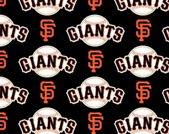 MLB San Francisco Giants 100% Cotton  Fabric by Fabric Traditions - Officially Licensed