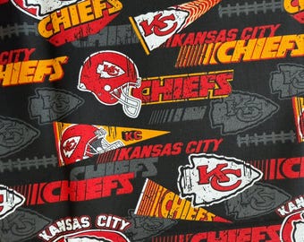 NFL Kansas City Chiefs Tone on Tone  Cotton Fabric
