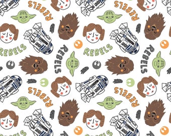 Star Wars Cotton Rebels Fabric 100%Cotton