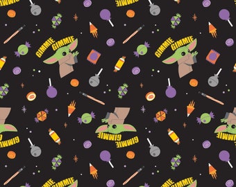 Star Wars Gimme Candy Character Halloween 100% Cotton Quilting & Sewing Fabric by Camelot
