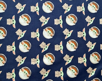 Star Wars The Child Fabric - Camelot Fabrics -100% Cotton