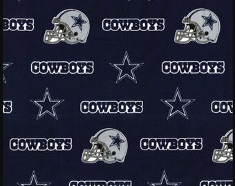 NFL Dallas Cowboys Classic 100% Cotton Fabric -58" - Officially Licensed