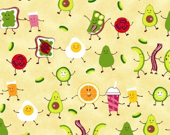 Freckle + Lollie - Lollie Snacks -Morning Snacks 100% Premium Cotton Fabric