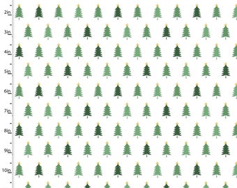 3 Wishes I'll Be Gnome for Christmas Tree Farms Cotton Fabric