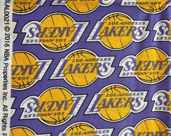 NBA Los Angeles Lakers  100% Cotton Quilting Fabric by Camelot  - Officially Licensed