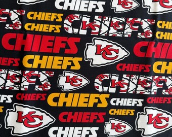 NFL Kansas City Chiefs Logo Cotton Fabric