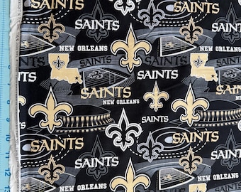 NFL New Orleans Saints 100% Quilt Cotton - Officially Licensed