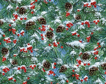 Winter Companions 100% Cotton Fabric