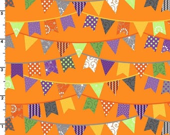 Kimberbell Hometown Halloween Flags Fabric
