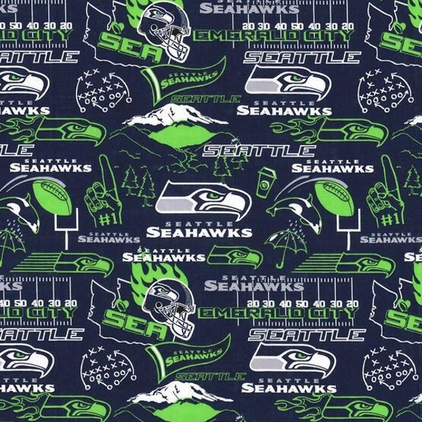 NFL Seattle Seahawks Hometown Cotton Fabric