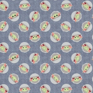 Star Wars Character Toss 100% Cotton Quilting & Sewing Fabric by Camelot