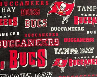 NFL Tampa Bay Buccaneers 100% Cotton  Fabric by Fabric Traditions - Officially Licensed
