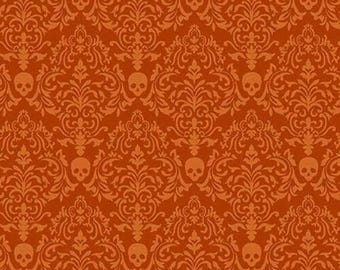 Studio E Spooky Night Spooky Small Damask 100% Cotton Fabric