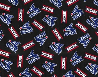 Chicago White Sox Fabric: MLB Licensed Cooperstown Cotton Quilting Material