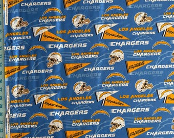 NFL Los Angeles Chargers 100% Quilt Cotton - Officially Licensed