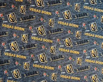 Las Vegas Golden Knights Fabric: NHL Licensed Cotton Quilting Material