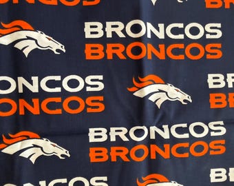 NFL Denver Broncos Classic 100% Cotton  Fabric by Fabric Traditions - Officially Licensed