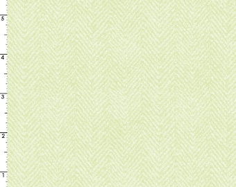 FLANNEL: Little Lambies Woolie Herringbone Green- 100% Cotton