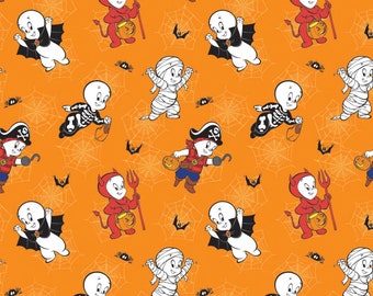 Camelot Halloween Casper Costume Fun 100% Cotton Fabric
