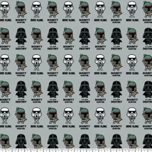 Star Wars Kawaii Imperial Quotes Pop Culture 100% Cotton Quilting & Sewing Fabric by Camelot