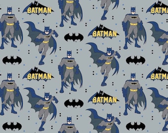 Young DC Justice League Junior Batman Cotton Fabric